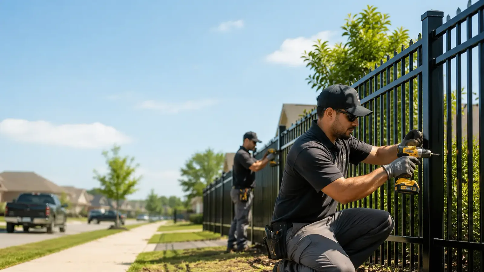 Metal Fence Installation in Rogers, NE